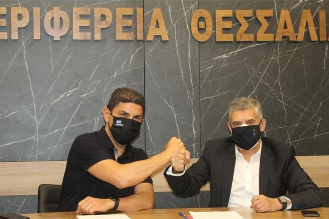 Αυγενάκης- Αγοραστός υπέγραψαν την Προγραμματική Σύμβαση για την αναβάθμιση του ΕΑΚ Λάρισας