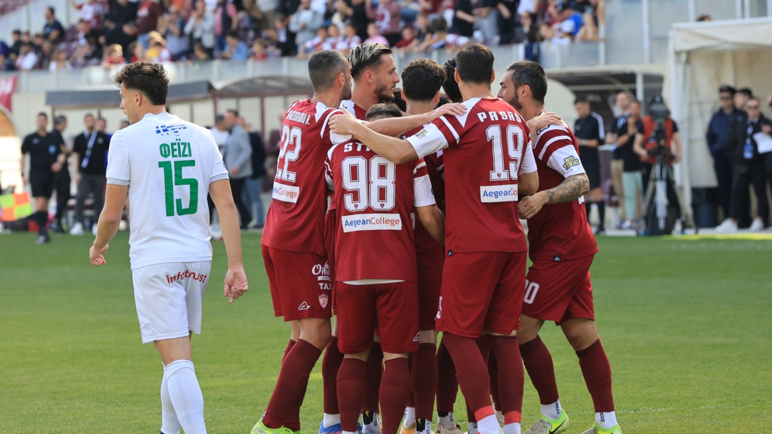 Ασταμάτητοι «βυσσινί» συνεχίζουν ακάθεκτοι προς την κατάκτηση της 1ης θέσης