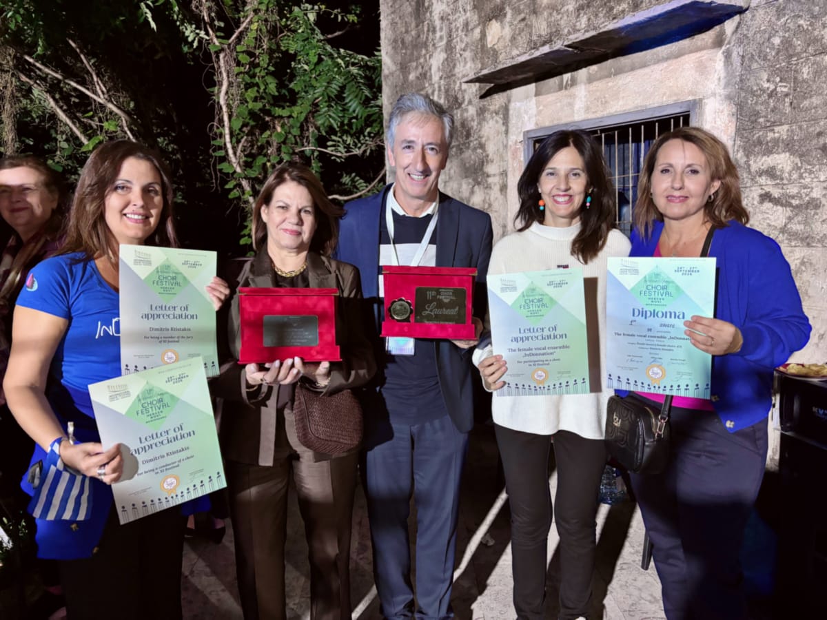 Η InDONNAtion του Δημοτικού Ωδείου Λάρισας κατέκτησε το Grand Prix και δύο ακόμη διακρίσεις στο Μαυροβούνιο